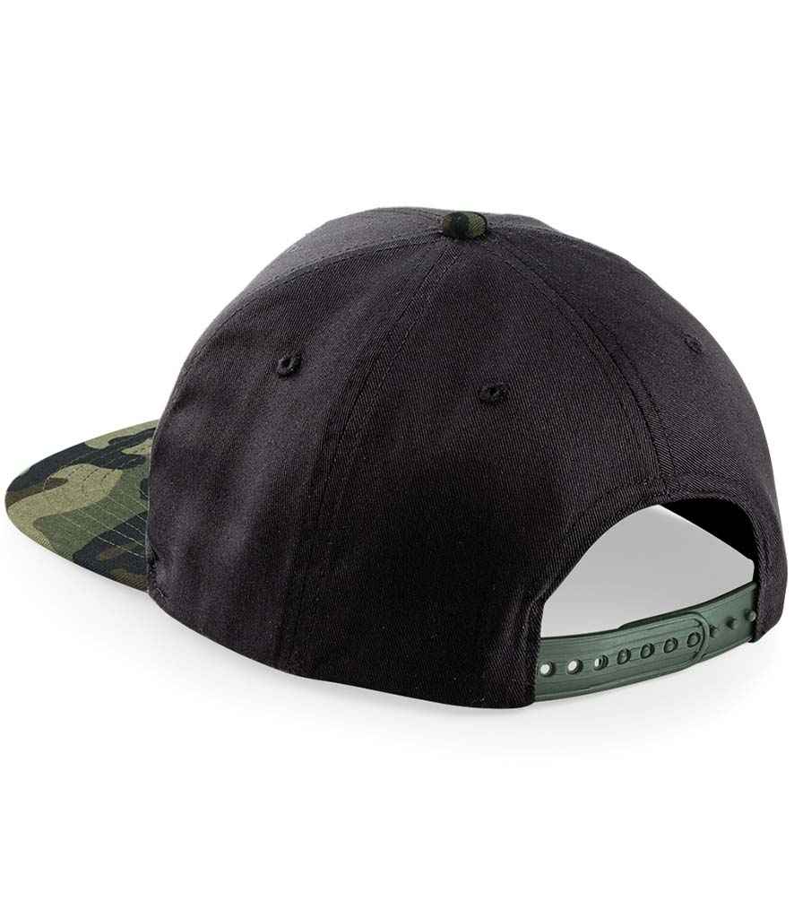 Beechfield Camo Snapback Cap