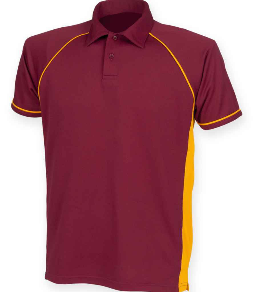 Finden and Hales Performance Piped Polo Shirt