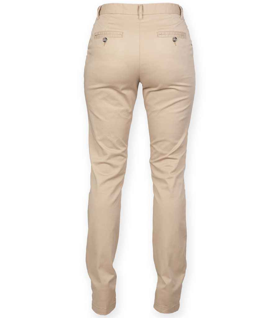 Front Row Ladies Stretch Chino Trousers