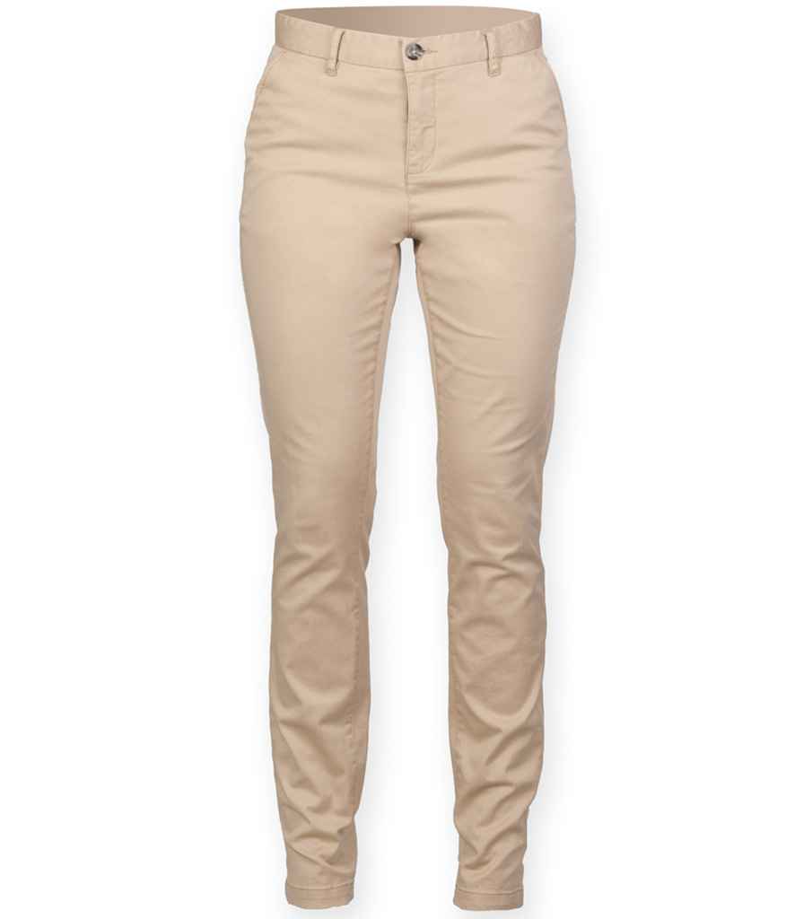 Front Row Ladies Stretch Chino Trousers