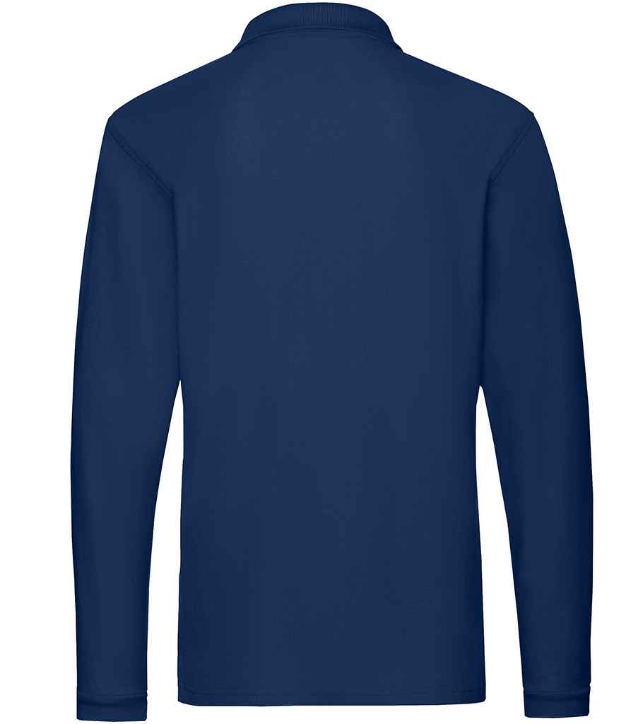 Fruit of the Loom Premium Long Sleeve Cotton Piqué Polo Shirt