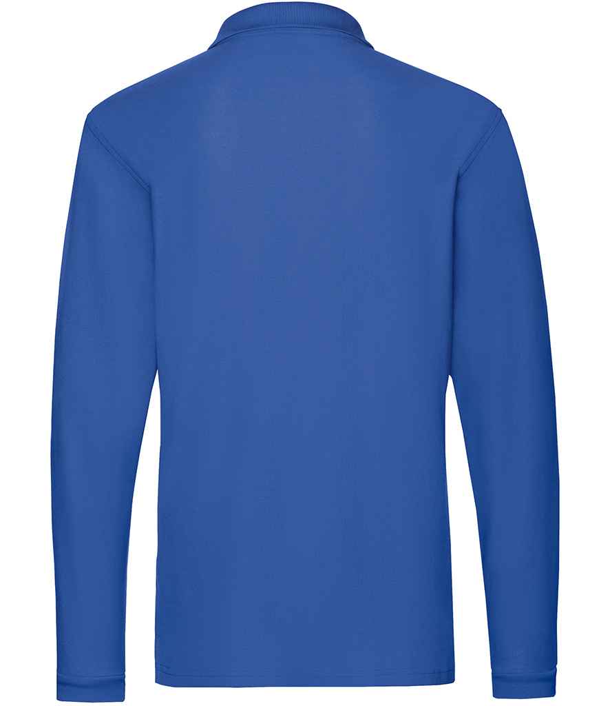 Fruit of the Loom Premium Long Sleeve Cotton Piqué Polo Shirt