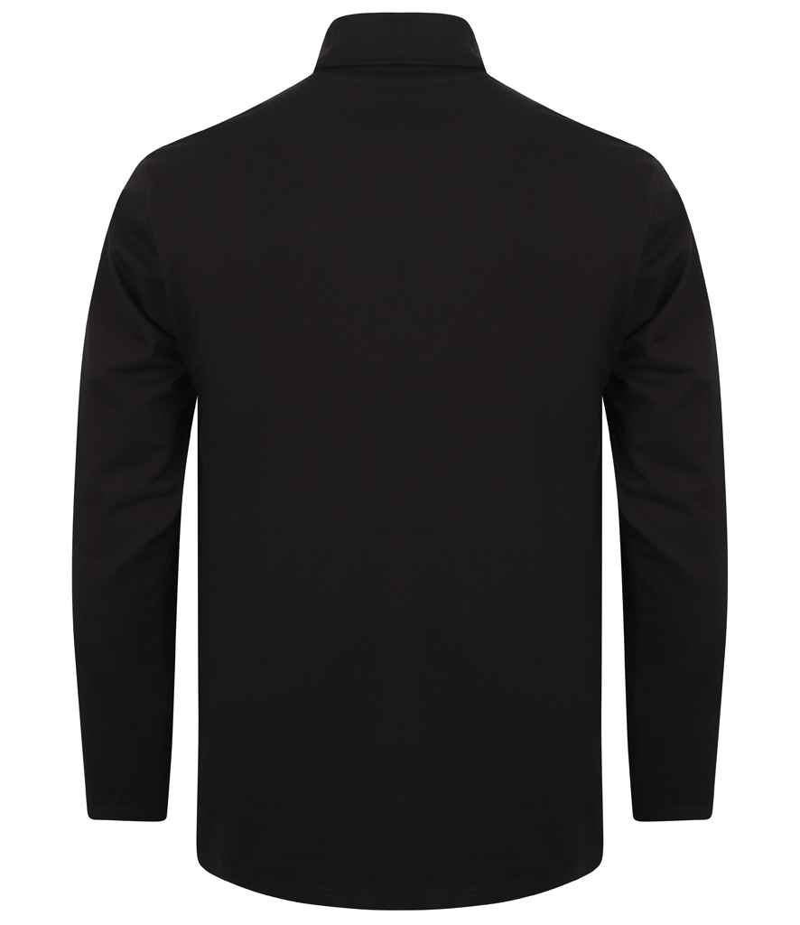 Henbury Long Sleeve Roll Neck Top