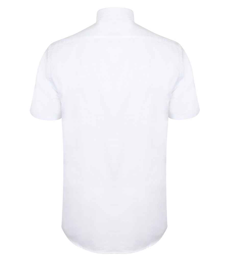 Henbury Modern Short Sleeve Regular Fit Oxford Shirt