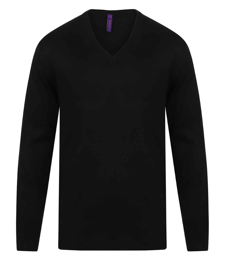 Henbury Acrylic V Neck Sweater