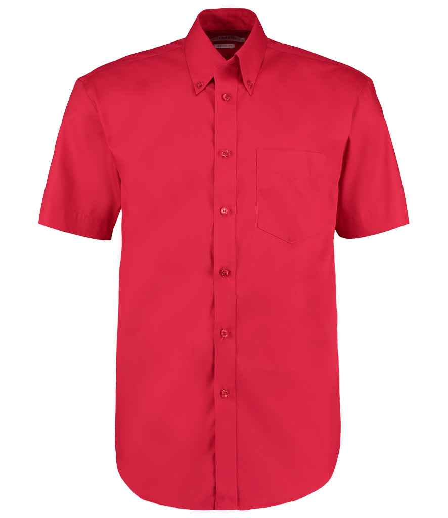 Kustom Kit Premium Short Sleeve Classic Fit Oxford Shirt