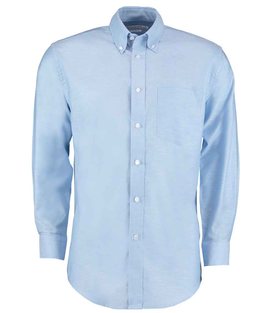 Kustom Kit Long Sleeve Classic Fit Workwear Oxford Shirt