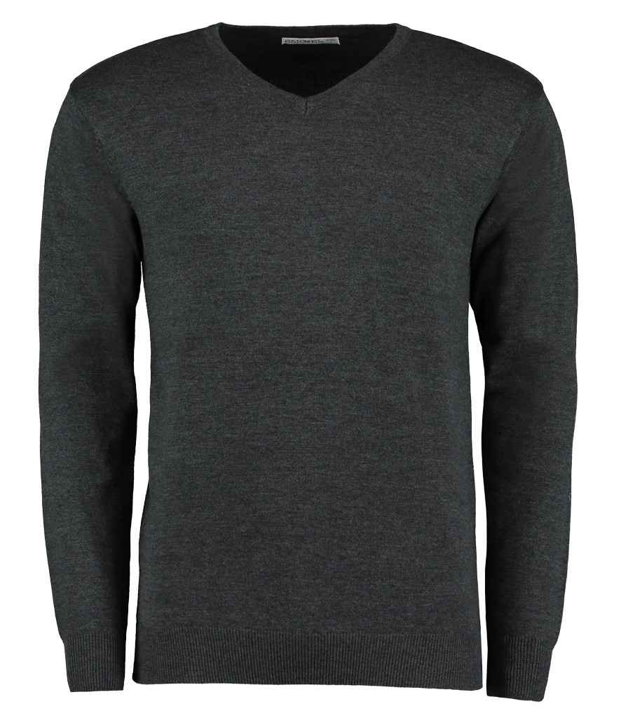 Kustom Kit Arundel Cotton Acrylic V Neck Sweater