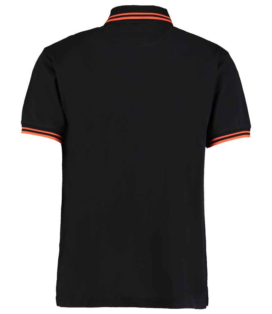 Kustom Kit Contrast Tipped Poly/Cotton Piqué Polo Shirt