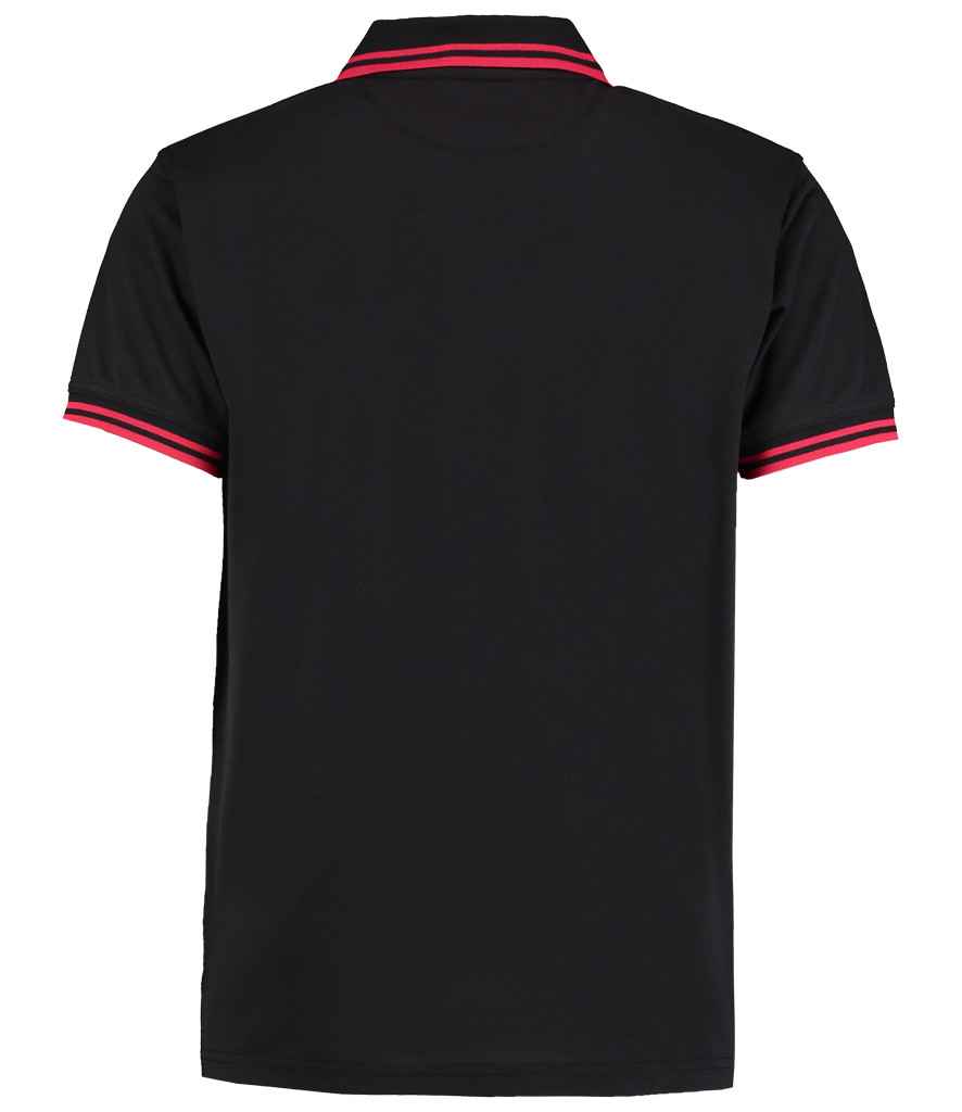 Kustom Kit Contrast Tipped Poly/Cotton Piqué Polo Shirt