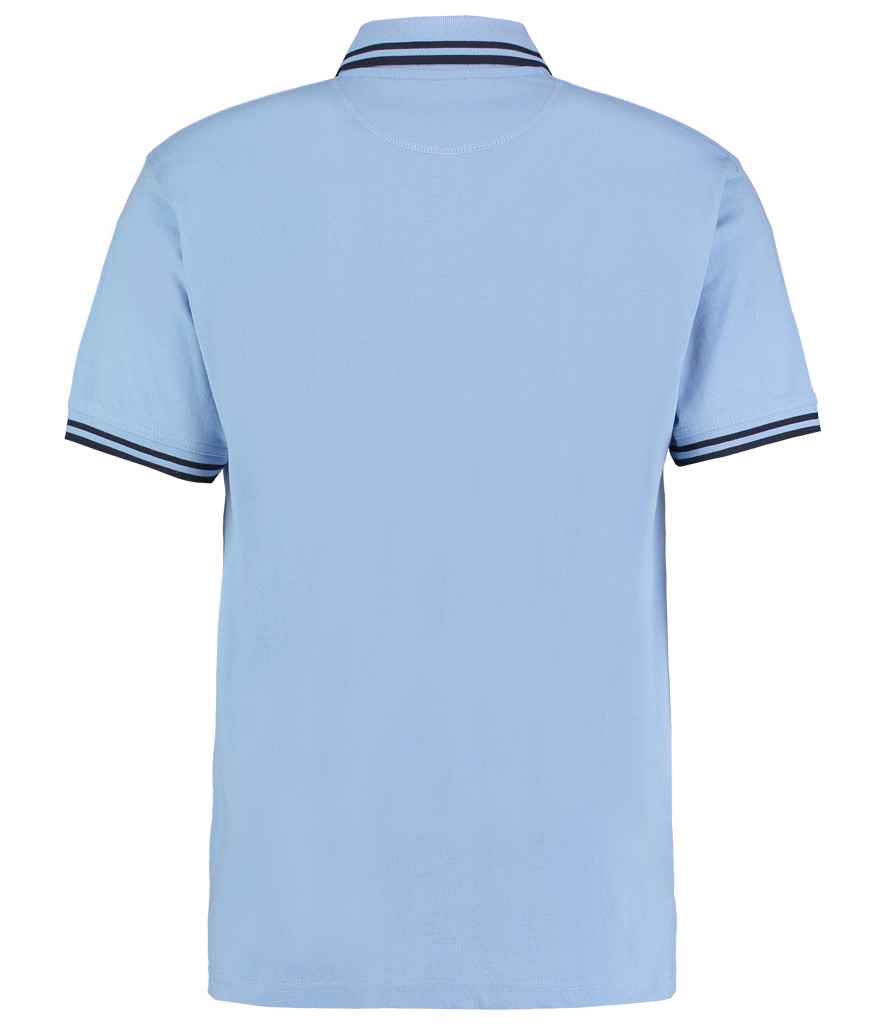 Kustom Kit Contrast Tipped Poly/Cotton Piqué Polo Shirt