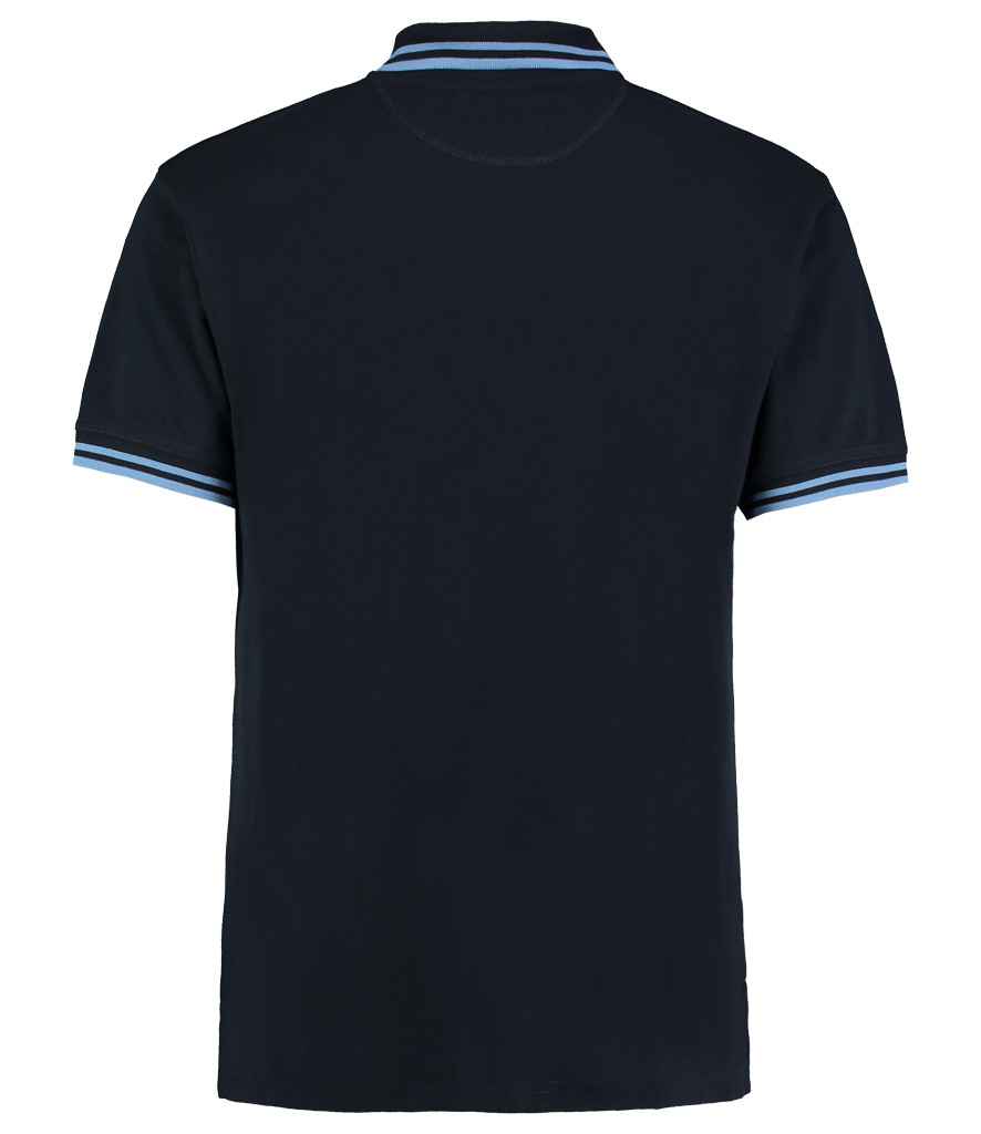 Kustom Kit Contrast Tipped Poly/Cotton Piqué Polo Shirt