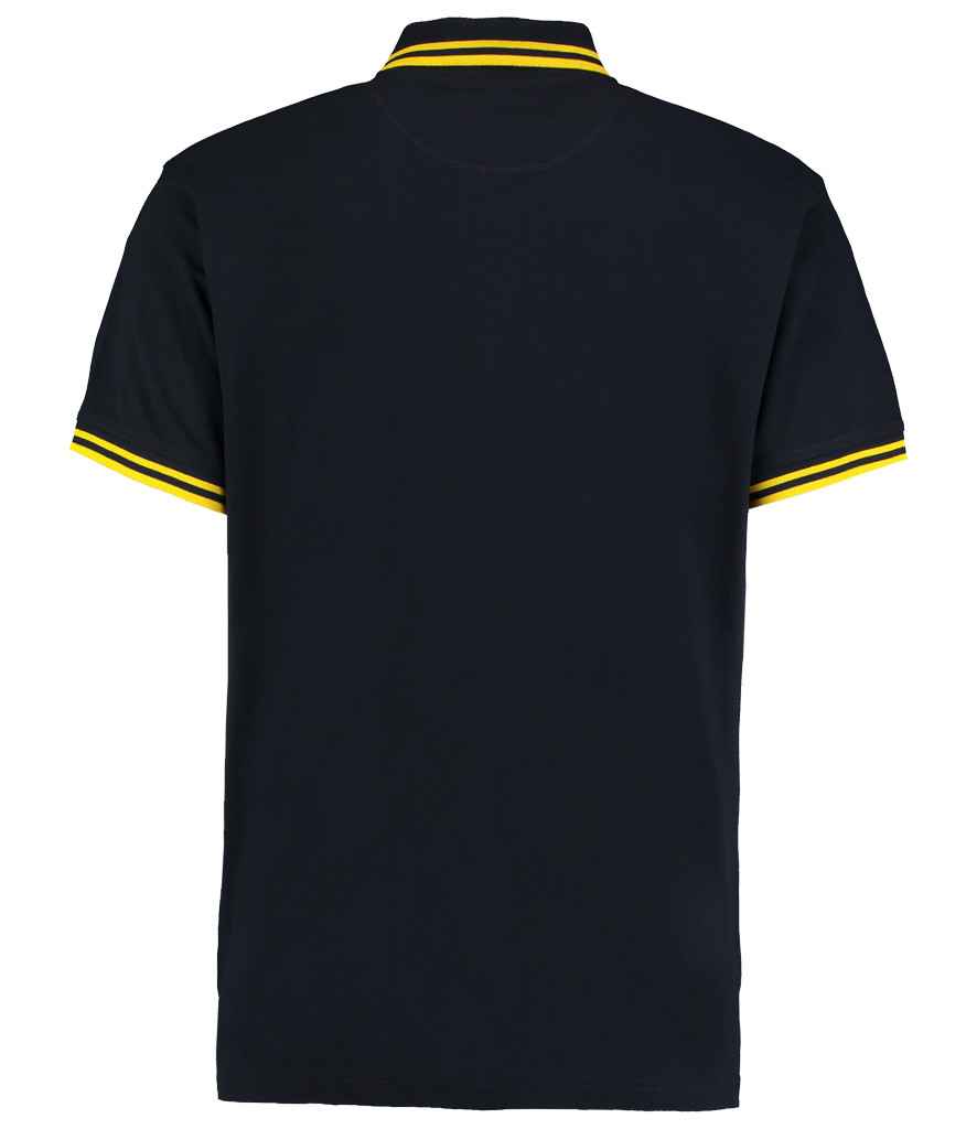 Kustom Kit Contrast Tipped Poly/Cotton Piqué Polo Shirt