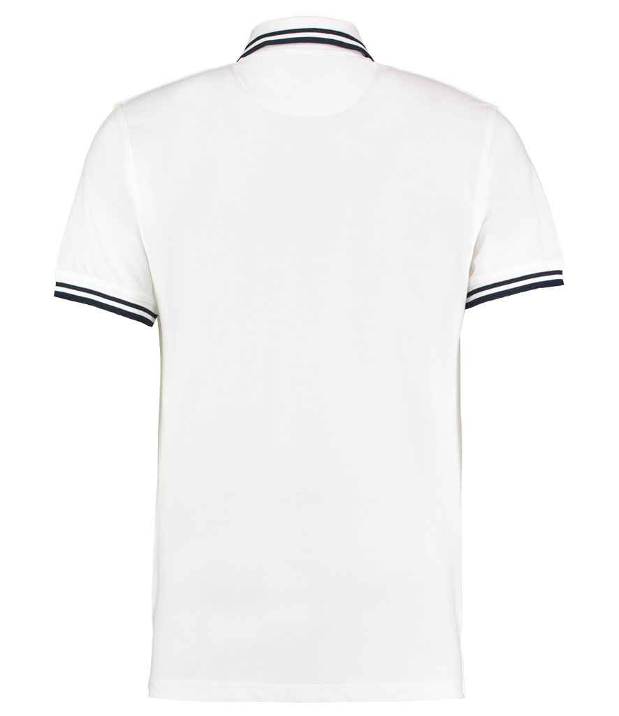 Kustom Kit Contrast Tipped Poly/Cotton Piqué Polo Shirt