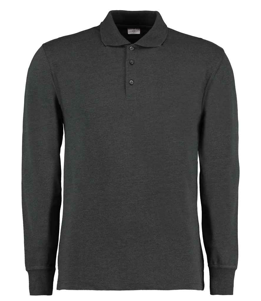 Kustom Kit Long Sleeve Poly/Cotton Piqué Polo Shirt