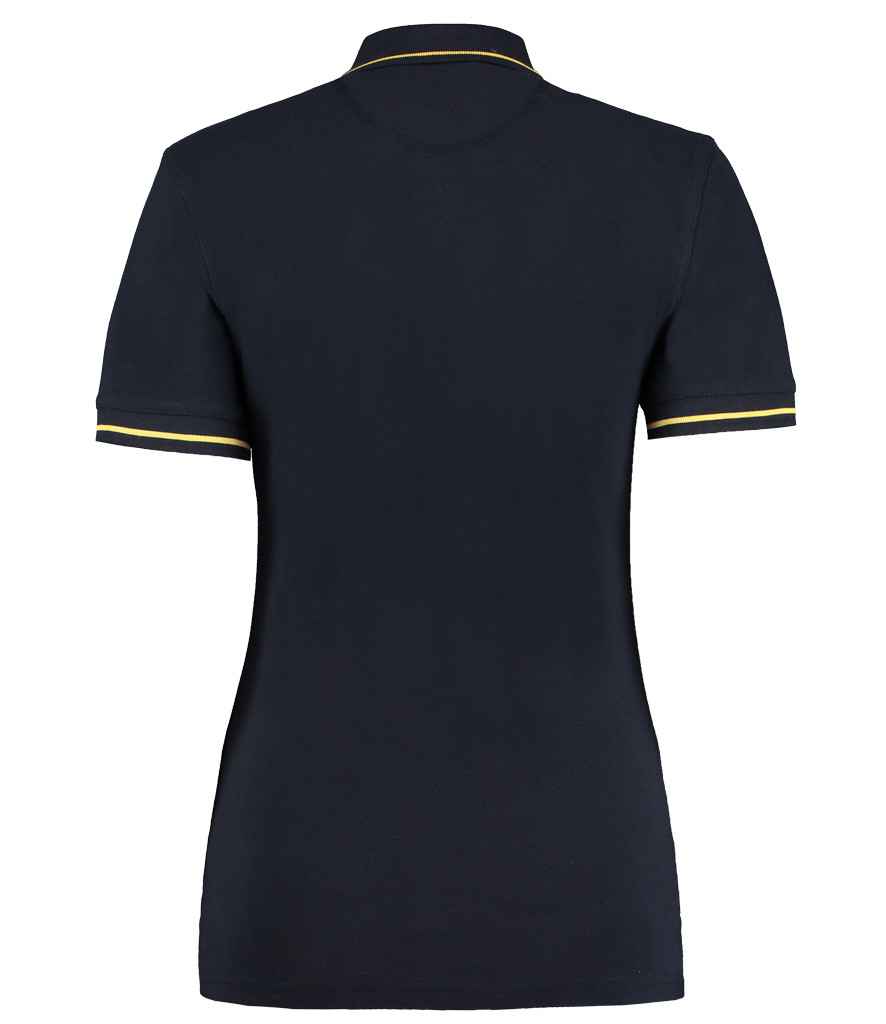 Kustom Kit Ladies St Mellion Tipped Cotton Piqué Polo Shirt