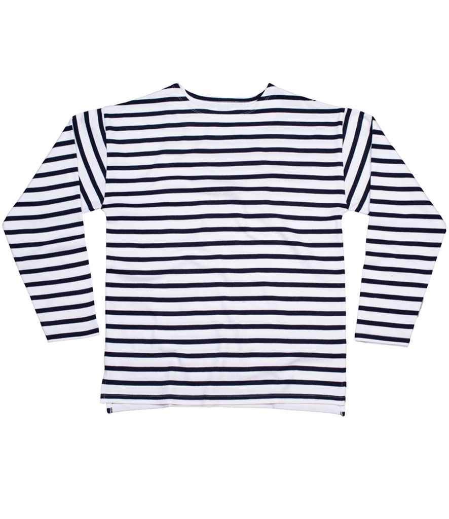 One By Mantis Unisex Long Sleeve Breton Stripe T-Shirt