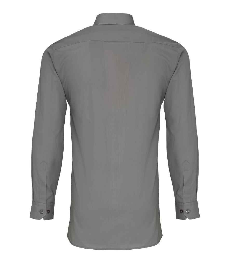 Premier Long Sleeve Fitted Poplin Shirt