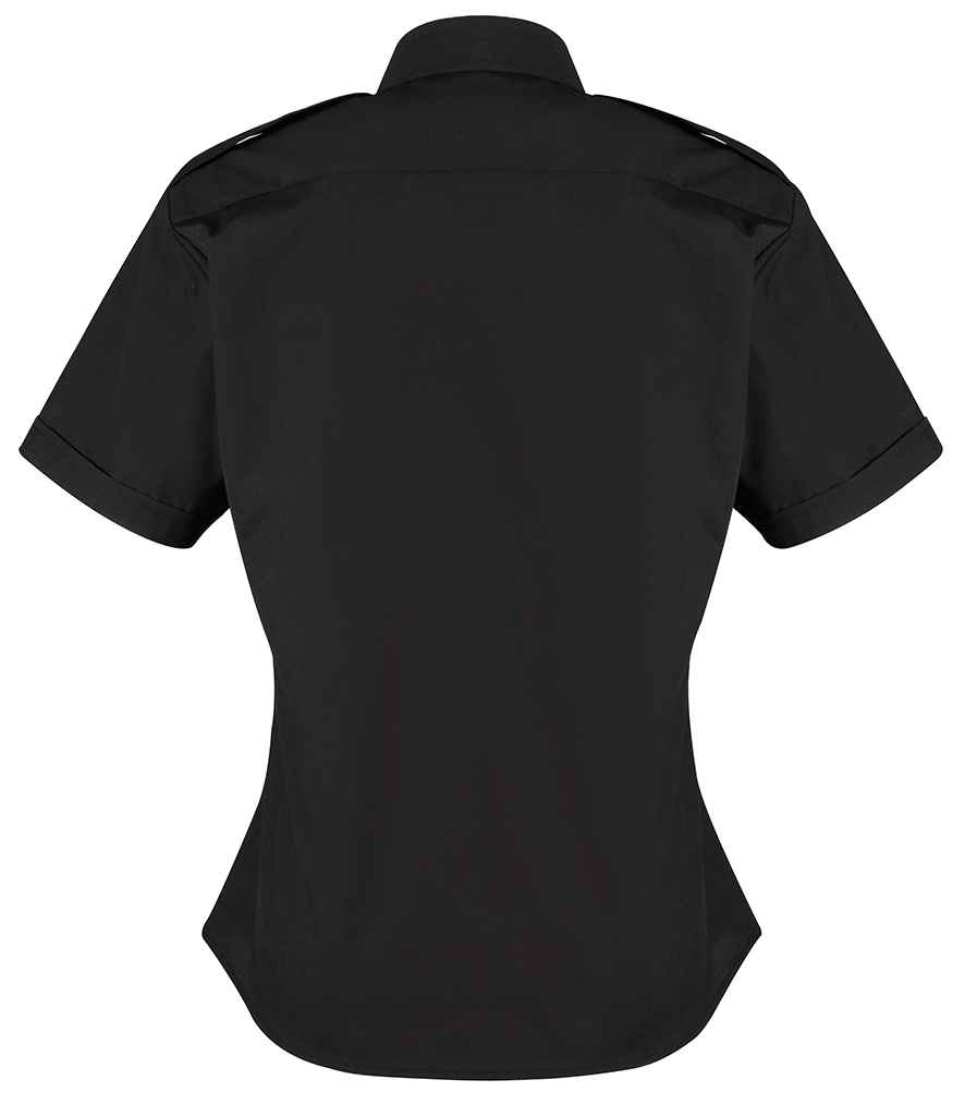 Premier Ladies Short Sleeve Pilot Shirt