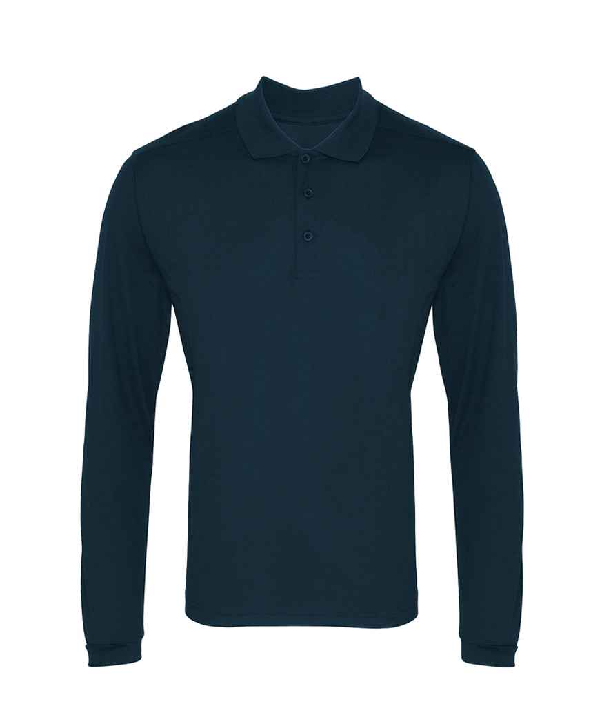 Premier Long Sleeve Coolchecker® Piqué Polo Shirt