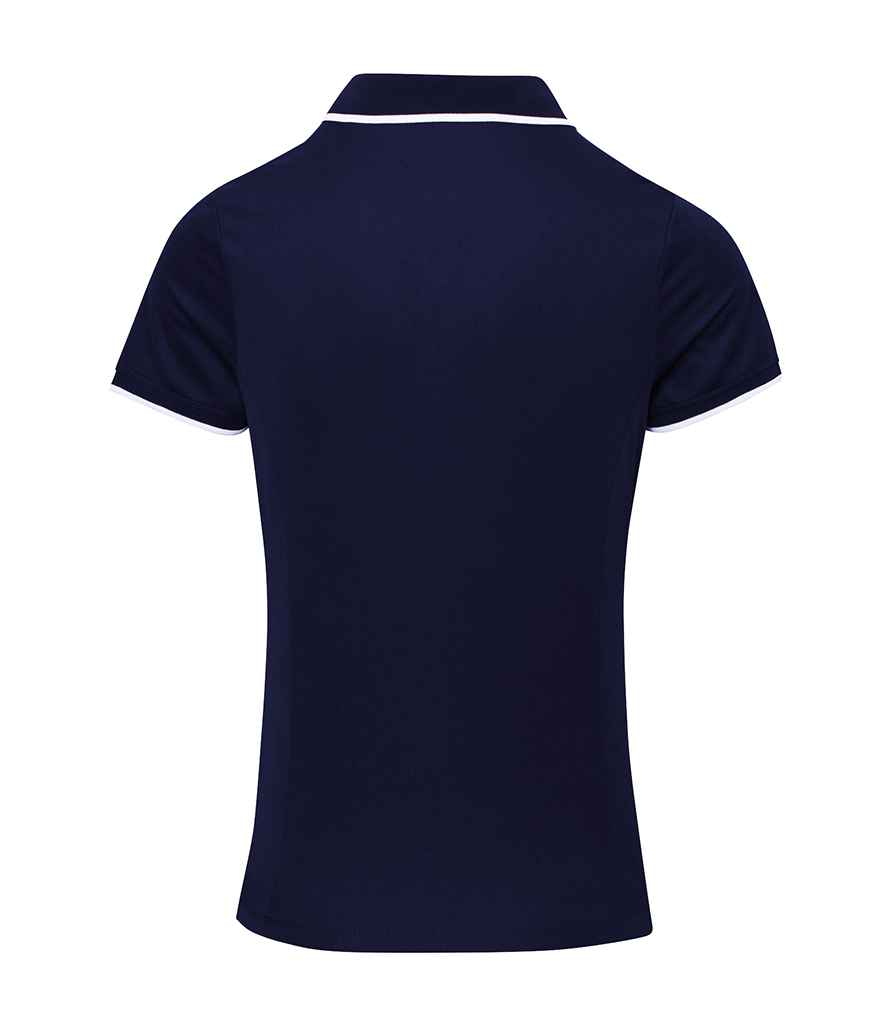 Premier Ladies Contrast Coolchecker® Piqué Polo Shirt