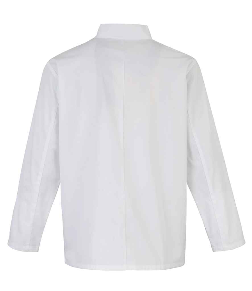 Premier Unisex Long Sleeve Stud Front Chef's Jacket