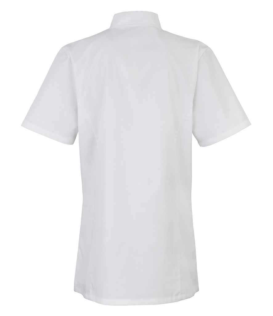 Premier Ladies Short Sleeve Chef's Jacket