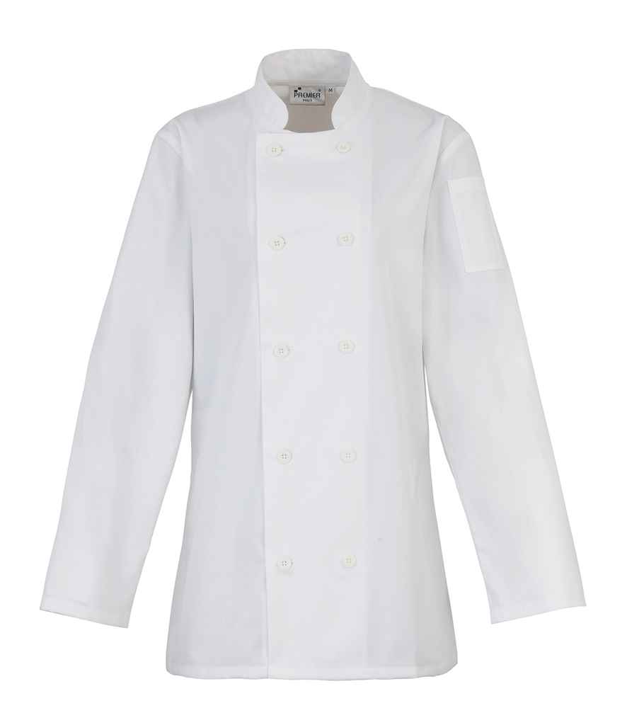 Premier Ladies Long Sleeve Chef's Jacket