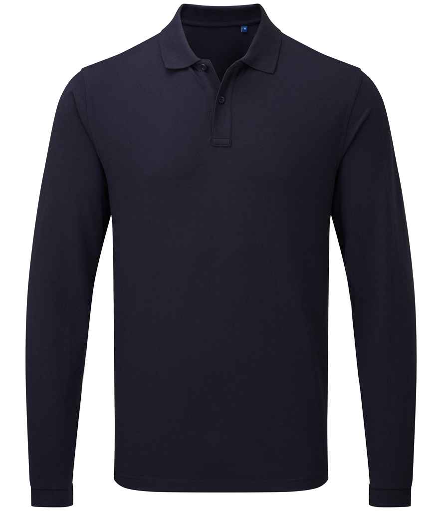 Premier HeiQ Viroblock Unisex Long Sleeve Polo Shirt