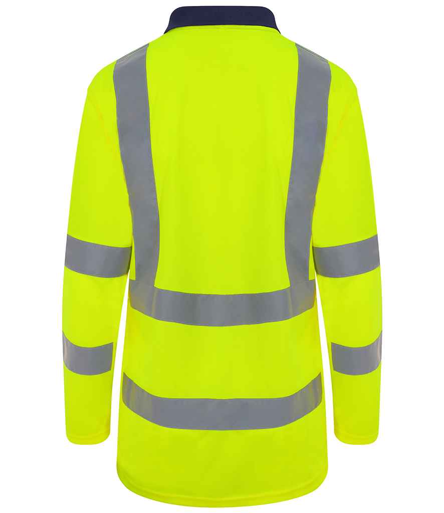 Pro RTX High Visibility Long Sleeve Polo Shirt