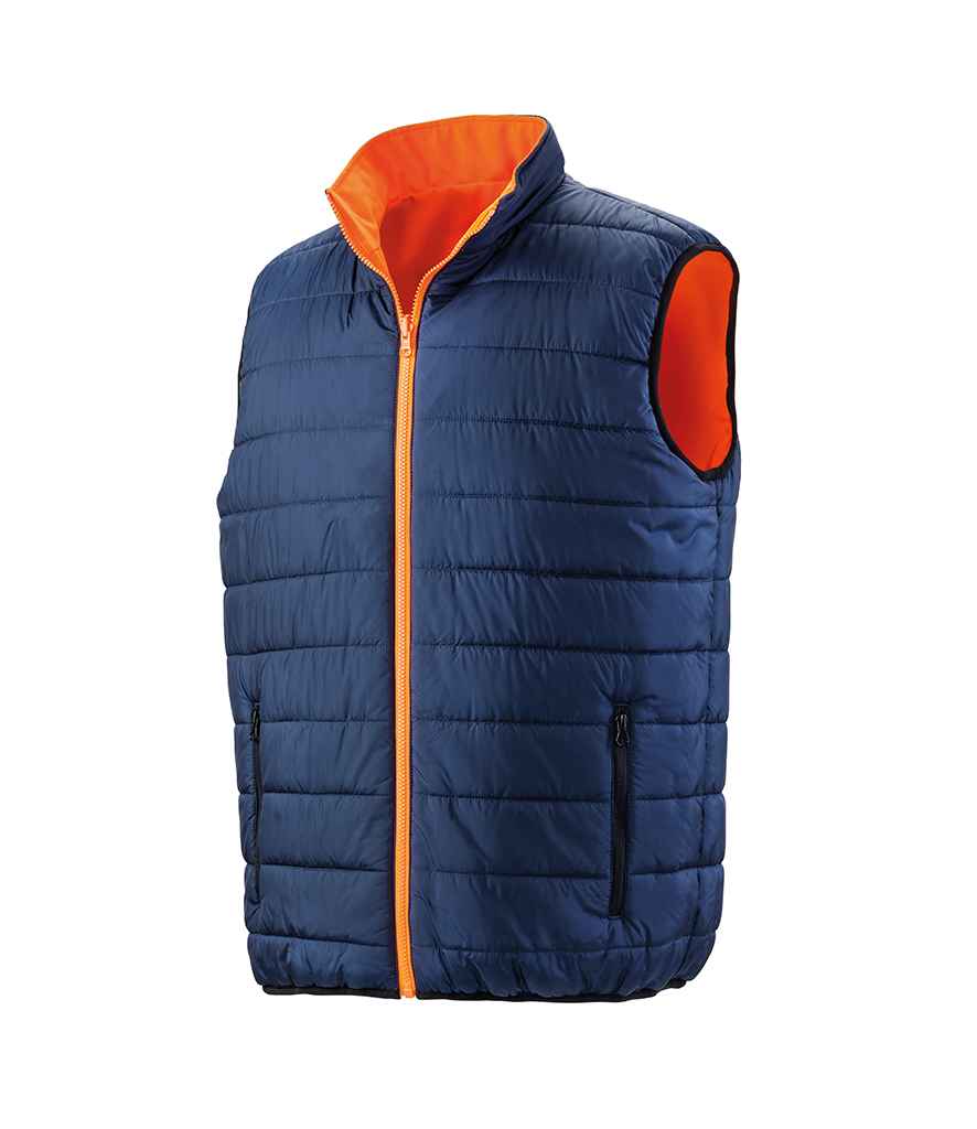 Result Safe-Guard Reversible Soft Padded Gilet