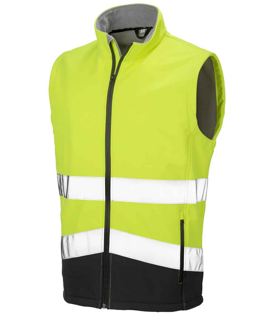 Result Safe-Guard Printable Safety Soft Shell Gilet