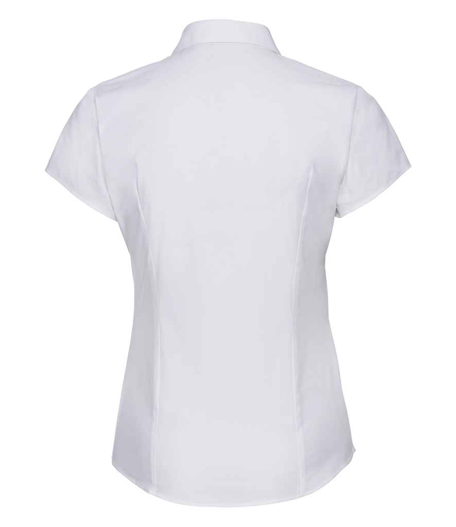 Russell Collection Ladies Short Sleeve Easy Care Fitted Shirt