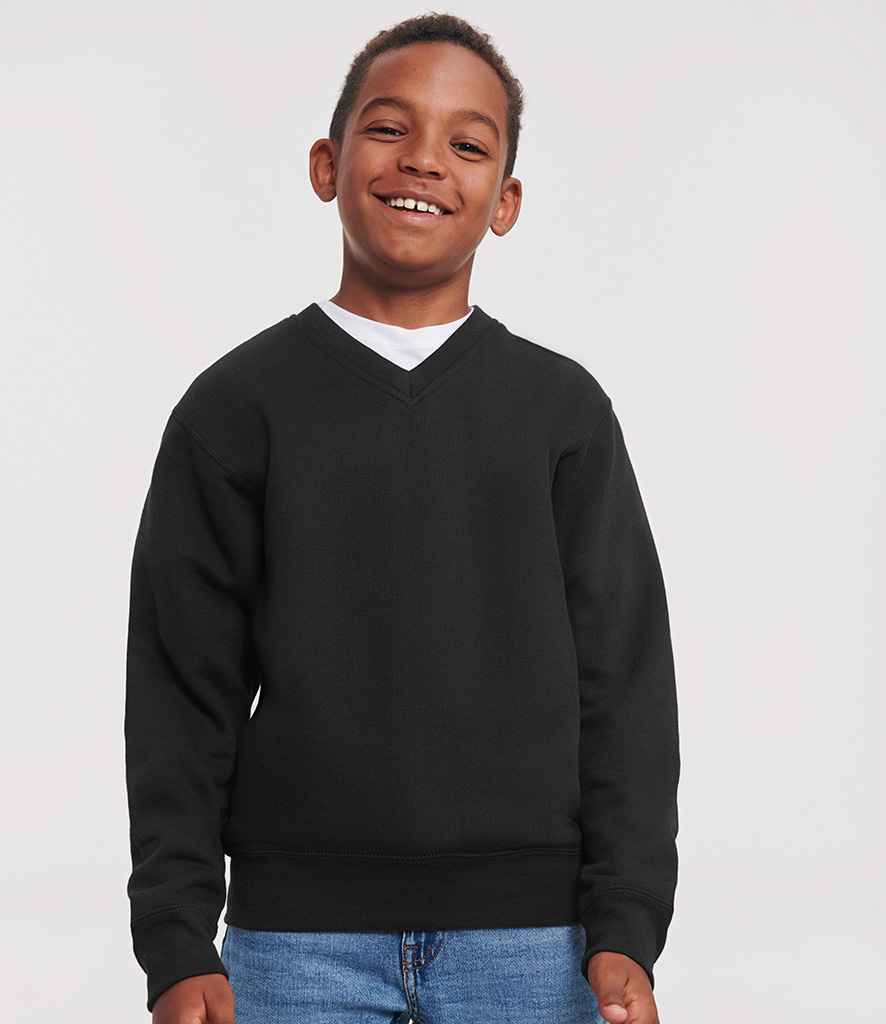 Russell Schoolgear Kids V Neck Sweatshirt