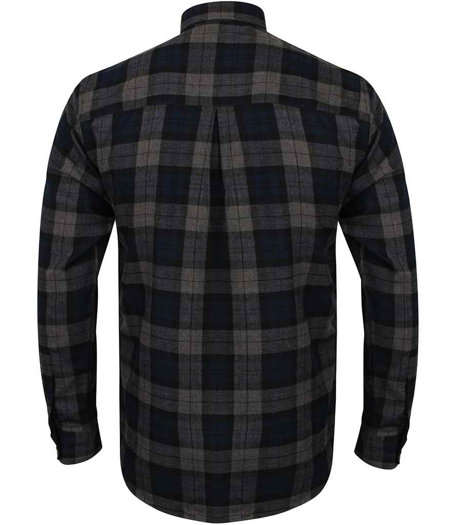 SF Men Brushed Check Casual Shirt