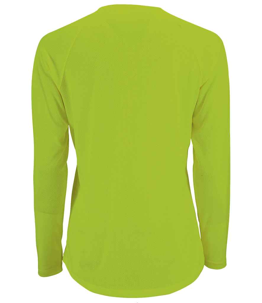 SOL'S Ladies Sporty Long Sleeve Performance T-Shirt