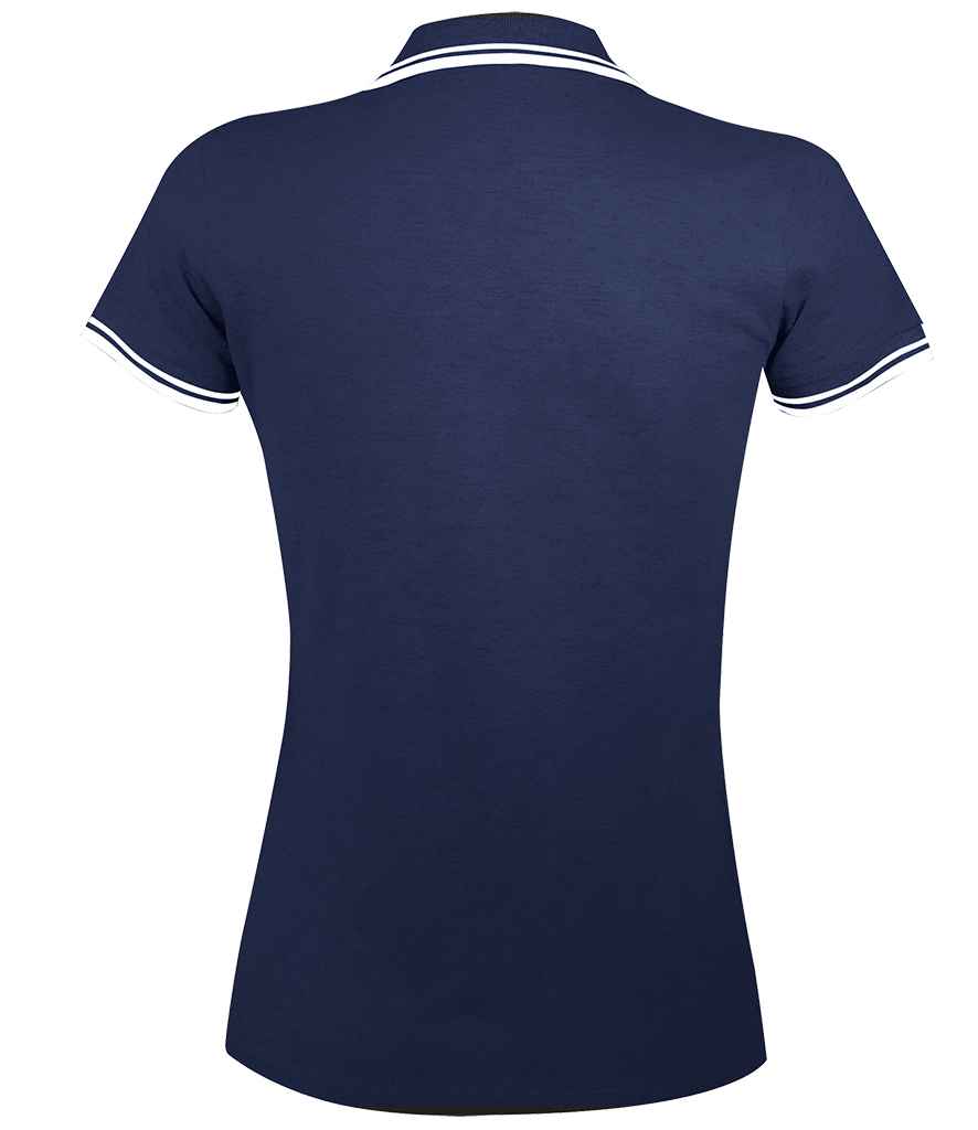 SOL'S Ladies Pasadena Tipped Cotton Piqué Polo Shirt