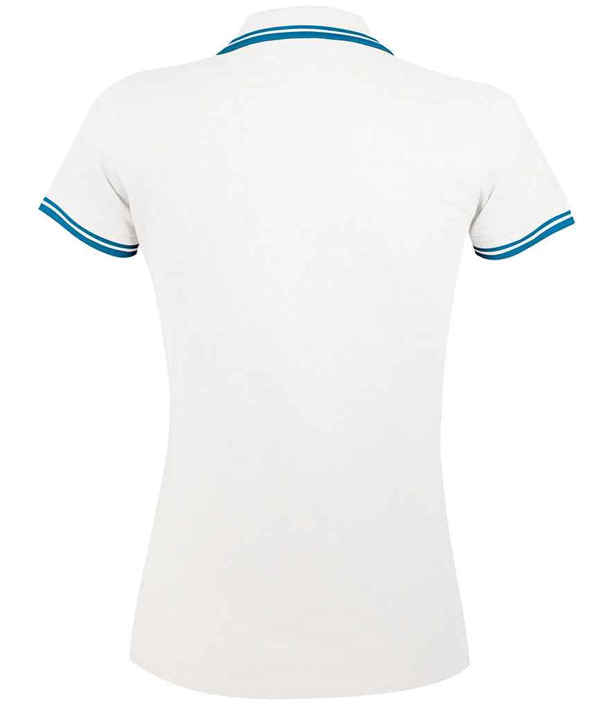 SOL'S Ladies Pasadena Tipped Cotton Piqué Polo Shirt