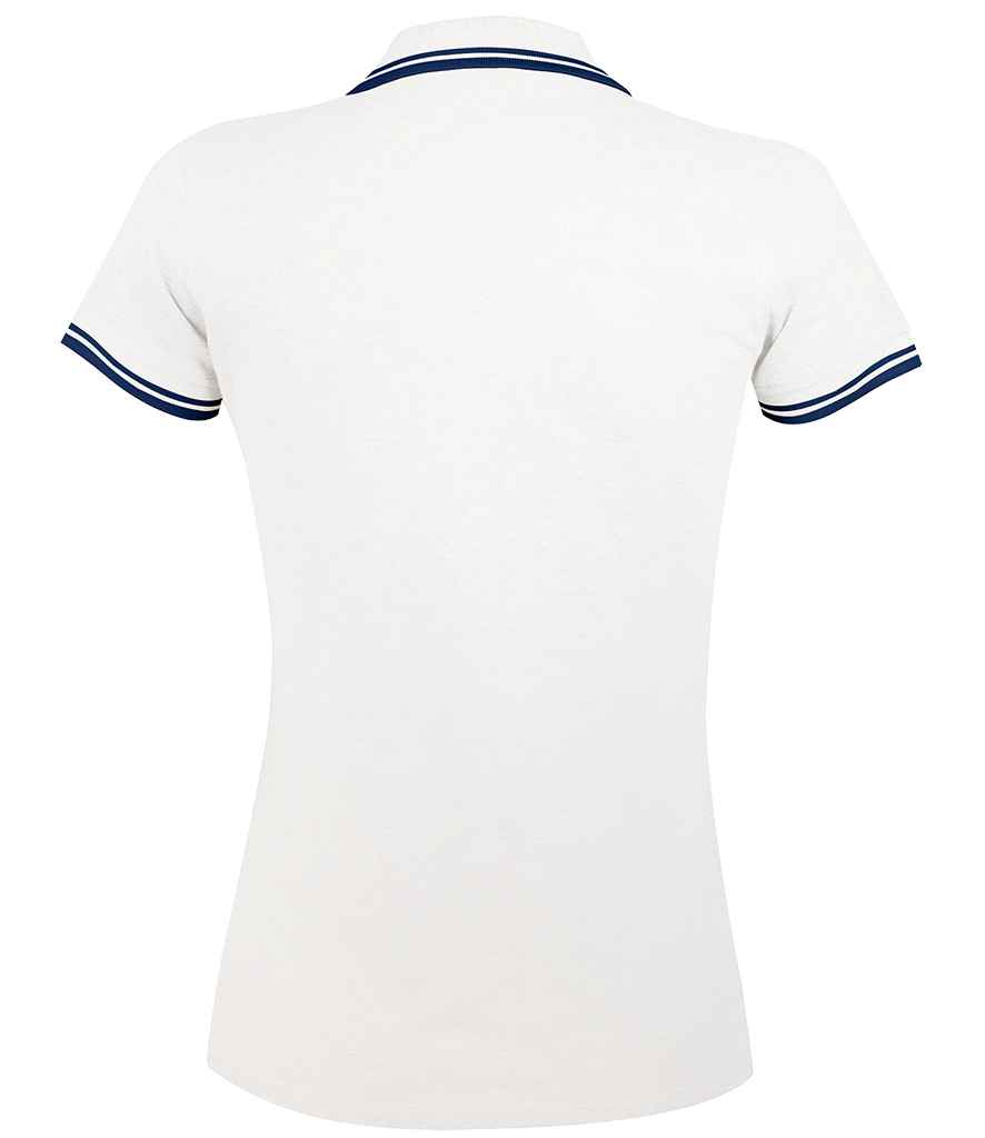 SOL'S Ladies Pasadena Tipped Cotton Piqué Polo Shirt