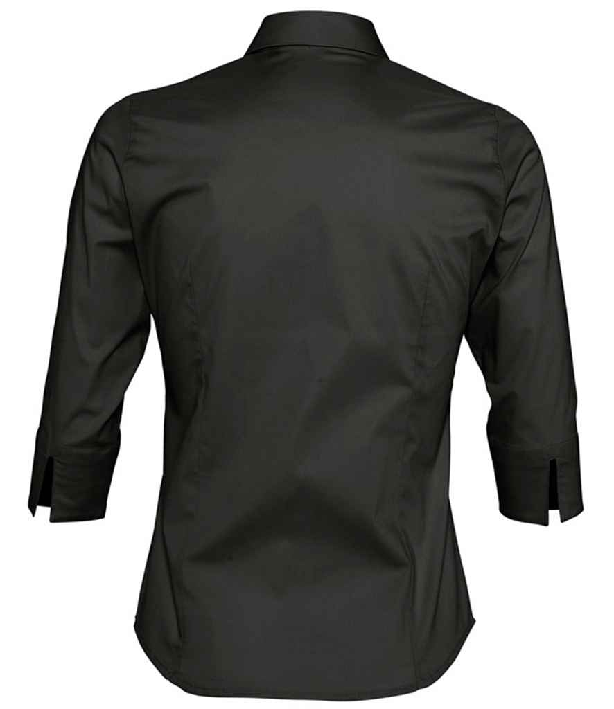 SOL'S Ladies Effect 3/4 Sleeve Fitted Shirt