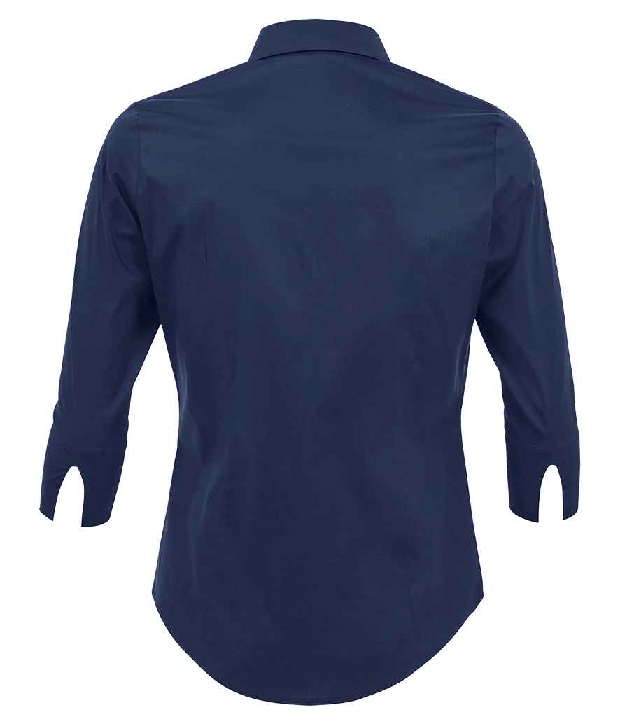 SOL'S Ladies Effect 3/4 Sleeve Fitted Shirt