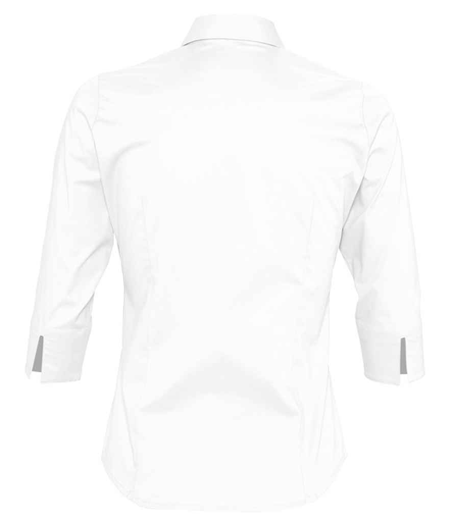 SOL'S Ladies Effect 3/4 Sleeve Fitted Shirt