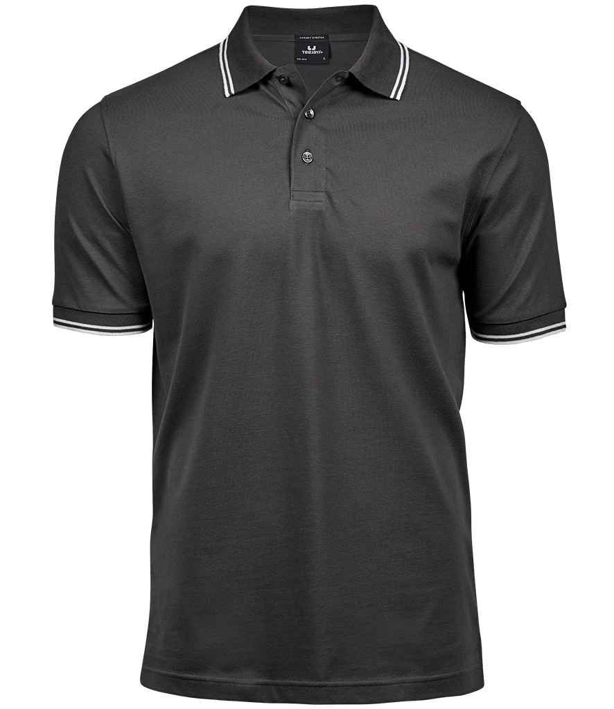 Tee Jays Luxury Stretch Tipped Polo Shirt