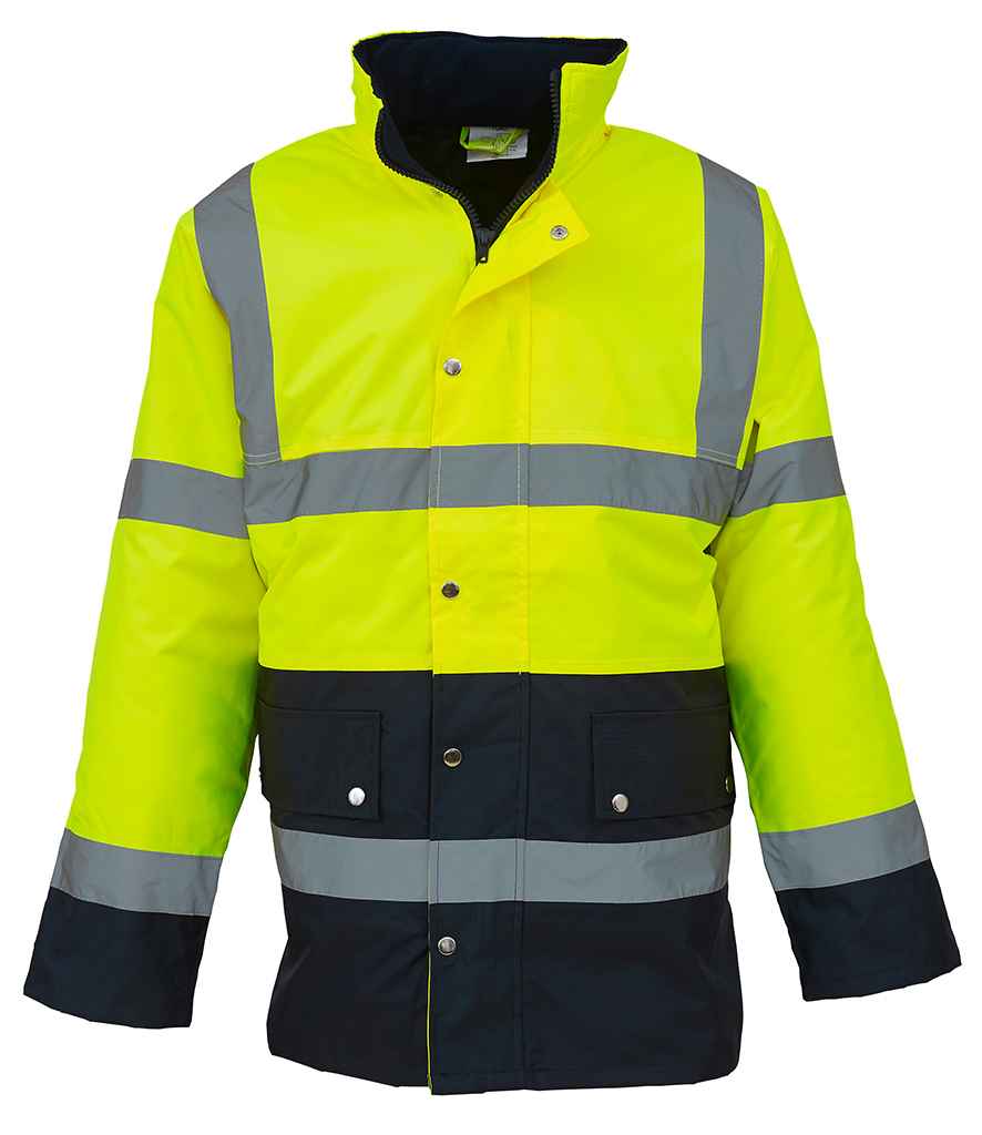 Yoko Hi-Vis Two Tone Motorway Jacket